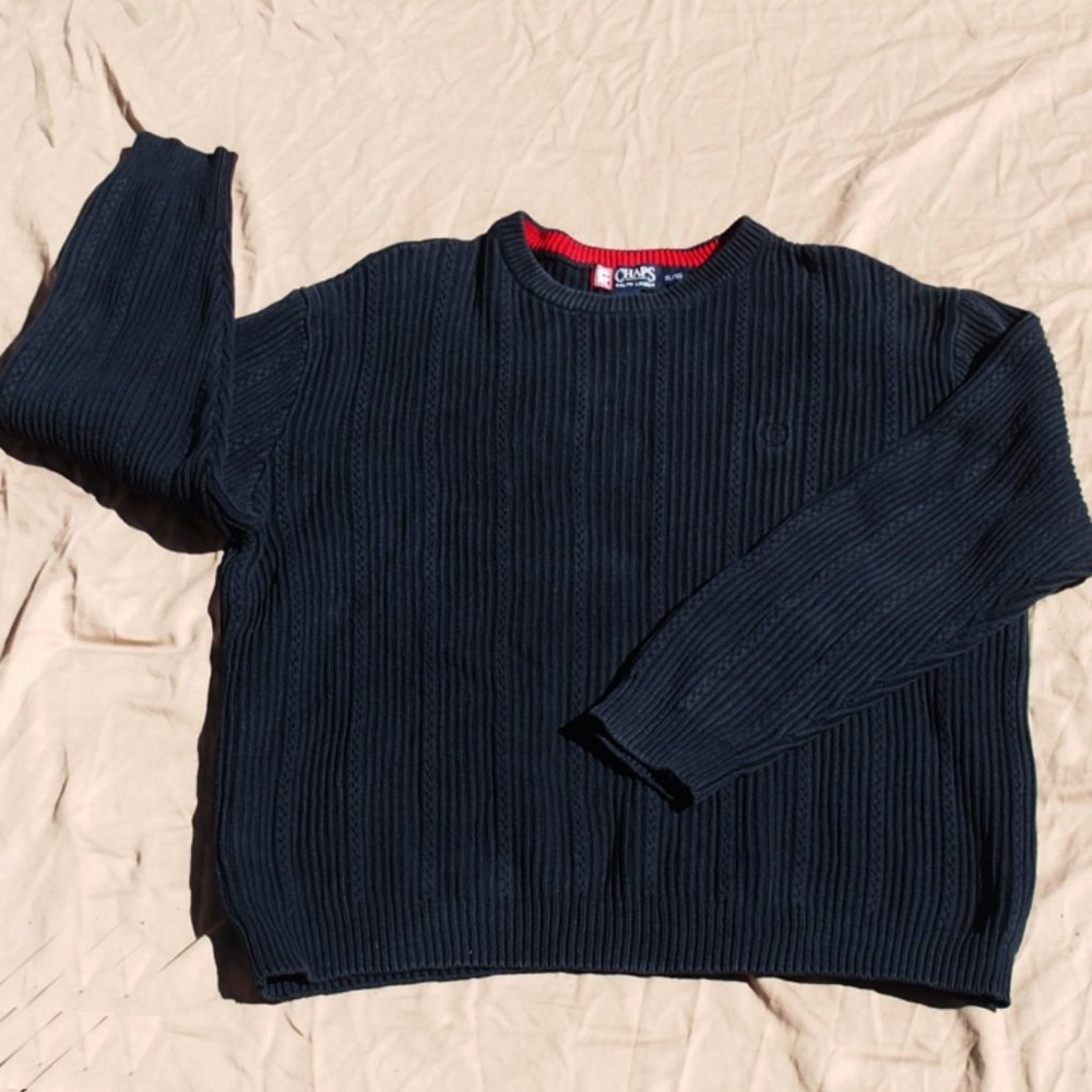 Ralph Lauren Chaps Heavy Cable Sweater sz XL
